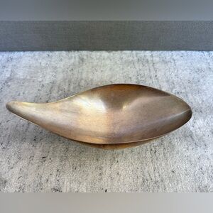 Vintage 1950’s MCM Reed And Barton Sterling Plated  Large Teardrop Dish 11”
